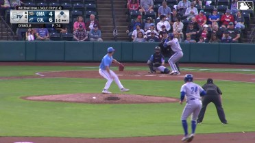 Luca Tresh singles on a ground ball to center fielder Kahlil Watson. Brandon Drury scores.