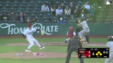 Davis Chastain In play, run(s) to Blayberg Diaz