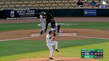 Henry Ramos homers (6) on a line drive to left center field.