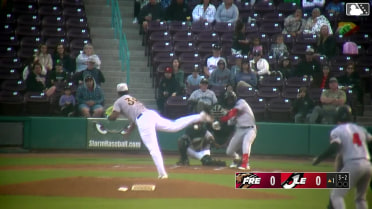 Robert Calaz's three-run homer