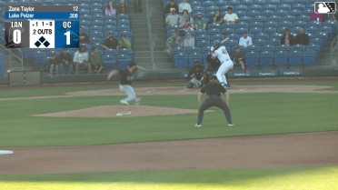 Luke Pelzer singles on a sharp line drive to right fielder Gavin Turley. Ramon Ramirez scores.