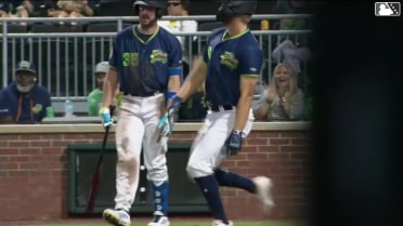 Paxton Kling homers (1) on a fly ball to left center field. Maxton Martin scores. Gleider Figuereo scores.