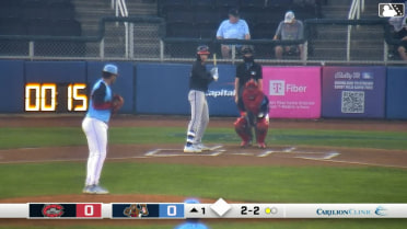 Yhoiker Fajardo's strikeout in perfect inning 