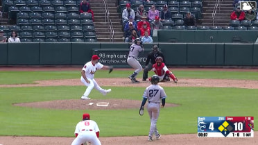 Will Bush singles on a soft line drive to left fielder Travis Honeyman. Tommy Sacco Jr. scores. Mason Lytle scores.