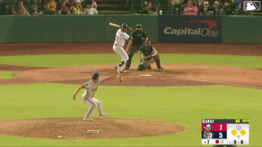 Romeo Sanabria grounds out to first baseman Manuel Pena. Ethan Salas scores. Ryan Jackson to 2nd.