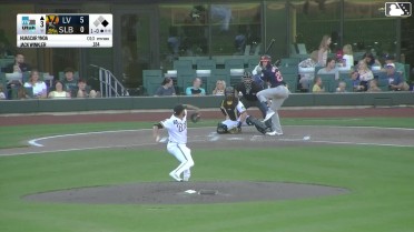 Jack Winkler singles on a ground ball to right fielder Bryce Teodosio. Bryan Lavastida scores. Jack Winkler to 3rd. Throwing error by second baseman Christian Moore.