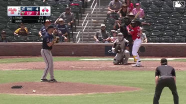 Samad Taylor singles on a line drive to right fielder Jack Hurley. Nick Schnell scores. Jase Bowen to 3rd.