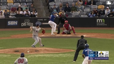 Alan Roden singles on a ground ball to left fielder Óscar Mercado. Kaelen Culpepper scores.