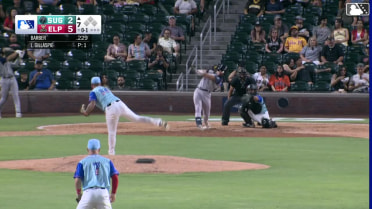 Colin Barber's solo home run
