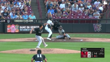 Braylon Payne homers (19) on a fly ball to right center field.