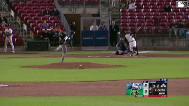 Danny De Andrade homers (2) on a fly ball to left field.