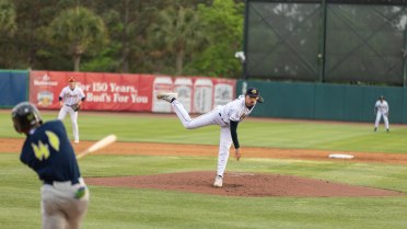 Haugh Fires 7-Inning Shutout, RiverDogs Split Doubleheader
