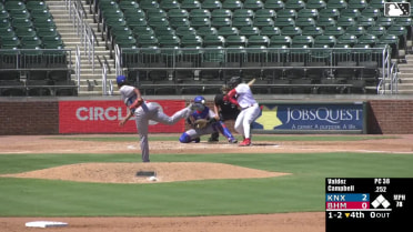 Dylan Campbell homers (8) on a fly ball to left center field.