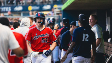 Luke Adams Lifts Sounds to Win with Late Home Run