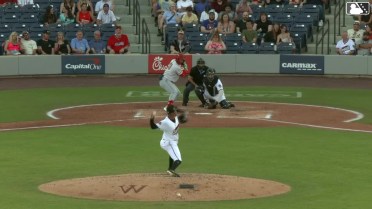 Maxwell Romero Jr. homers (12) on a fly ball to left center field.