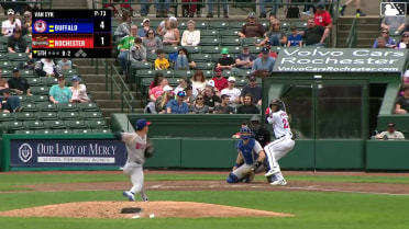 Andrew Pinckney triples (1) on a sharp line drive to right fielder Yohendrick Pinango.