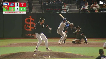 Oswaldo Osorio singles on a ground ball to right fielder Cam Maldonado. Joendry Vargas scores. Brendan Tunink to 3rd.