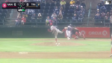 Adrian Placencia homers (6) on a fly ball to right center field.