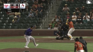 Jase Bowen singles on a ground ball to left fielder Sterlin Thompson. Rodolfo Durán scores. Clay Dungan to 2nd.