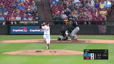 Wilfredo Lara homers (4) on a fly ball to left field.