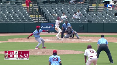 Frainyer Chavez doubles (14) on a fly ball to center fielder Miguel Ugueto. Arturo Disla scores. Marcus Lee Sang to 3rd.