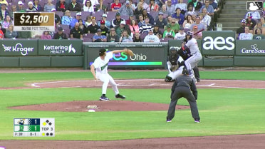 Dean Curley homers (3) on a fly ball to left center field. Tommy Hawke scores.