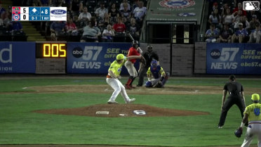 Jose Salas doubles (3) on a fly ball to center fielder Alexey Lumpuy. Quinn McDaniel scores.