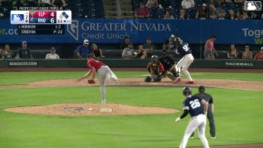 Kristian Robinson grounds into a double play, third baseman Clay Dungan to first baseman Nick Pratto. Pavin Smith out at 3rd. Kristian Robinson out at 1st.