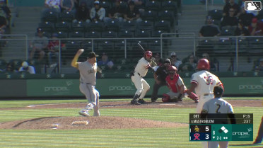 Kaleb Ort In play, run(s) to Miles Mastrobuoni