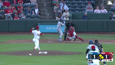 Kendall George singles on a line drive to left fielder Zach Levenson. Joe Vetrano scores. Nelson Quiroz to 2nd.