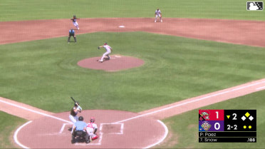 Eric Snow singles on a line drive to center fielder Will Turner. Alexis Hernandez scores.