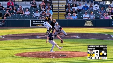 Edward Florentino out on a sacrifice fly to center fielder Zach MacDonald. Dylan Palmer scores.