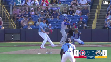 Kade Snell homers (4) on a fly ball to right field.