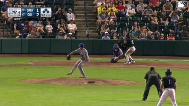 Dayan Frias walks. Kody Huff scores. Blake Perkins to 3rd. Alfonsin Rosario to 2nd.