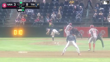 Jake Casey homers (12) on a fly ball to center field. JoJo Parker scores.