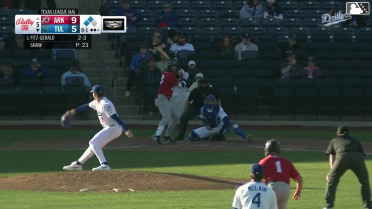 Hunter Fitz-Gerald singles on a line drive to left fielder Kole Myers. J.T. Arruda scores. Blake Rambusch scores.