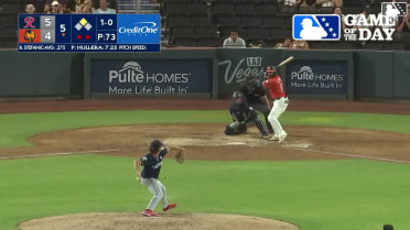 Michael Stefanic singles on a ground ball to left fielder Michael Arroyo. Drew Swift scores.