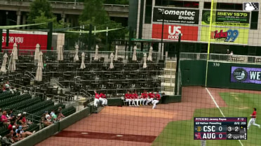 Joe Olsavsky's leaping catch