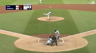 Binghamton Rumble Ponies Ronny Mauricio (2) bats during an Eastern