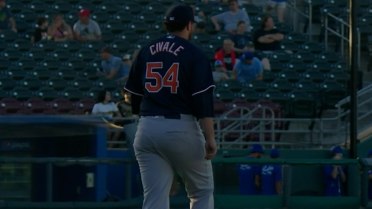 Aaron Civale fans seven in rehab start