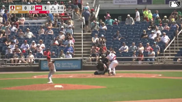 Brooks Brannon homers (12) on a fly ball to center field.