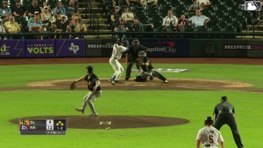 Trevor Hauver singles on a line drive to left fielder Christian Moore. Jonah Bride scores. Blaine Crim to 3rd. Diego Castillo to 2nd.