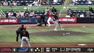 Aiva Arquette crushes 4th Double-A homer