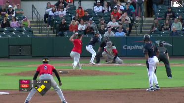 Edwin Amparo singles on a fly ball to left fielder DJ Newman. Joshua Liranzo scores. Raylin Ramos scores.