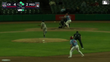 Cade McGee doubles (9) on a ground ball to right fielder Yasser Mercedes. Josh Kross scores. Jalin Flores to 3rd.