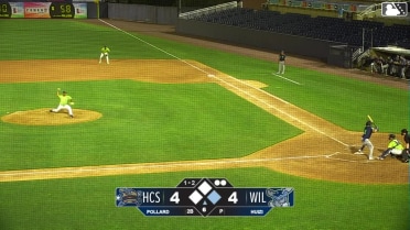 Chandler Pollard singles on a fly ball to left fielder Elijah Nunez. Rafe Perich scores.