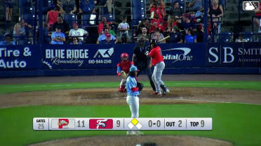 Johanfran Garcia singles on a line drive to right fielder Raylin Heredia. Marvin Alcantara scores.