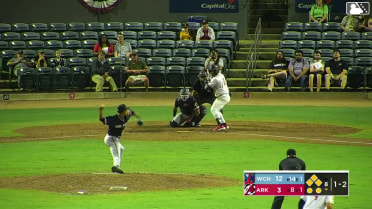 Michael Arroyo singles on a line drive to left fielder Hendry Mendez. Connor Charping scores. J.T. Arruda scores. Bill Knight to 2nd.