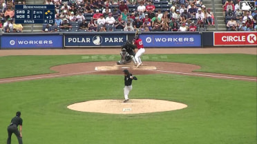 Xavier Rivas In play, run(s) to Brett Harris