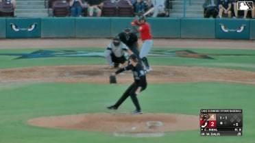 Wilder Dalis singles on a ground ball to shortstop Jose Verdugo. Ashly Andujar scores.